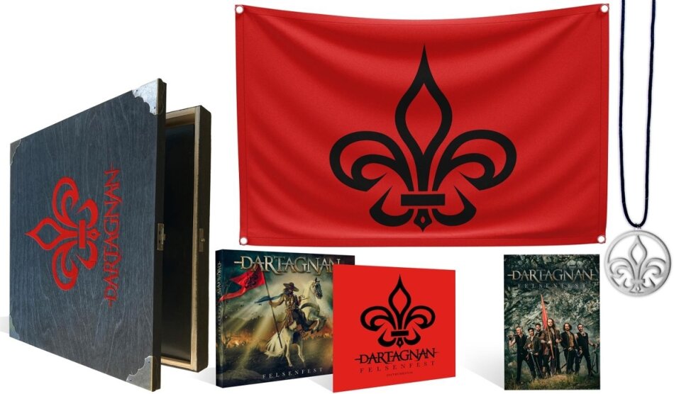 dArtagnan - Felsenfest Holz-Fanbox, Édition Limitée, 3 CD