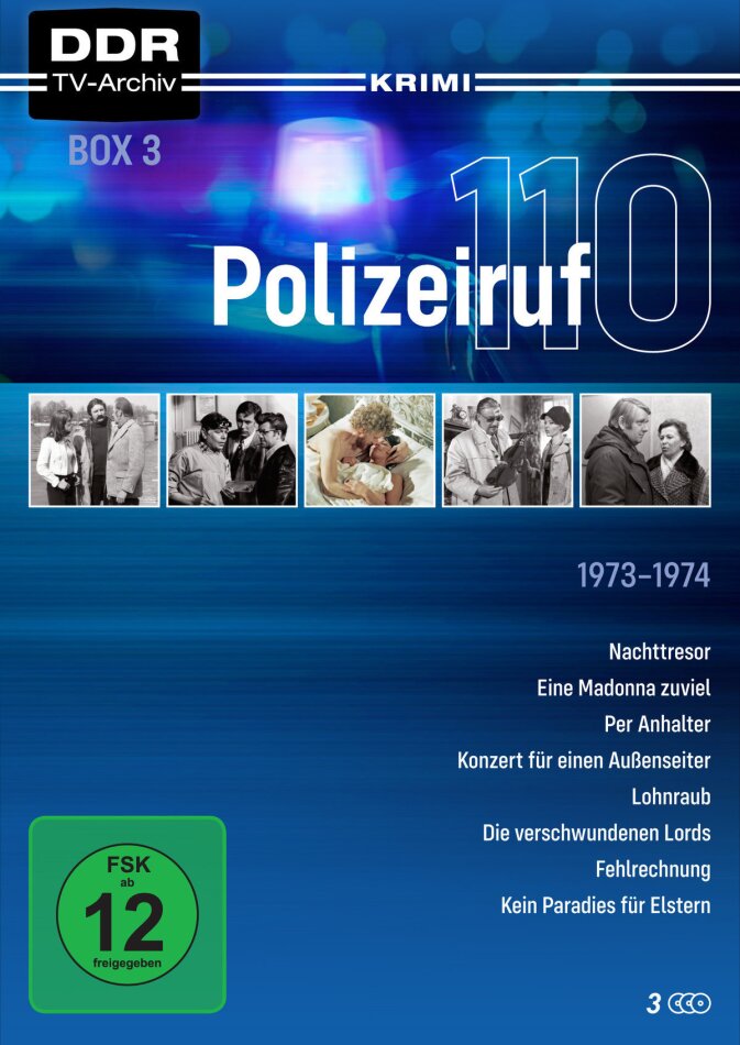 Polizeiruf 110 - Box 3: 1973-1974 DDR TV-Archiv, 3 DVD