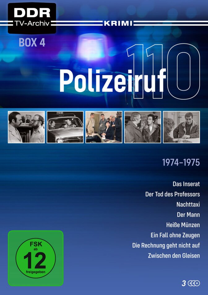 Polizeiruf 110 - Box 4: 1974-1975 DDR TV-Archiv, 3 DVD