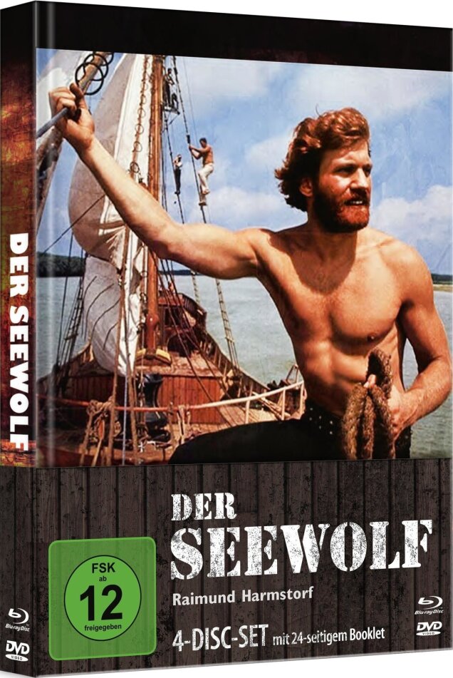 Der Seewolf (1971) Cover B, Édition Limitée, Mediabook, 2 Blu-ray + 2 DVD