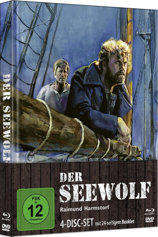 Der Seewolf (1971) Cover A, Édition Limitée, Mediabook, 2 Blu-ray + 2 DVD