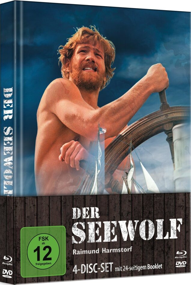 Der Seewolf (1971) Cover C, Édition Limitée, Mediabook, 2 Blu-ray + 2 DVD