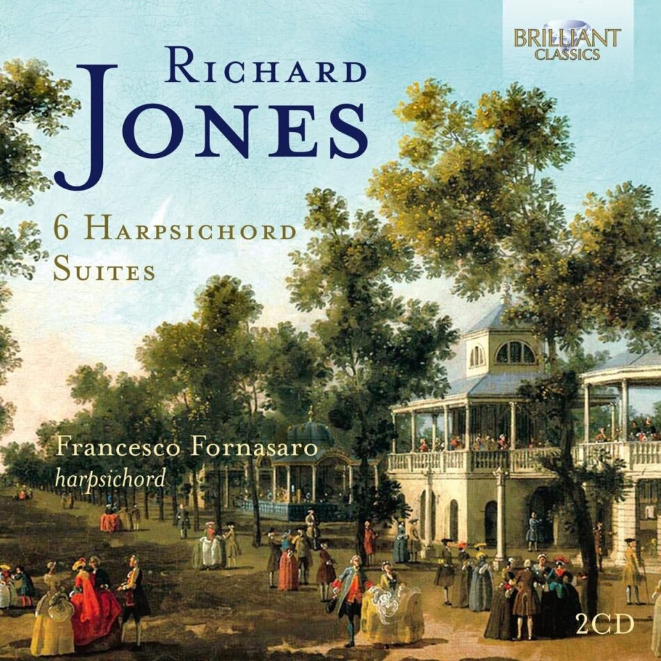 Richard Elfyn Jones (*1944) & Francesco Fornasaro - Jones: 6 Harpsichord Suites 2 CDs