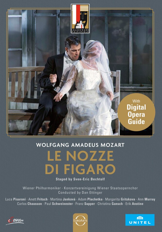 Wiener Philharmoniker, Dan Ettinger, Luca Pisaroni & Anett Fritsch - Le Nozze Di Figaro Unitel Classica, 2 DVDs
