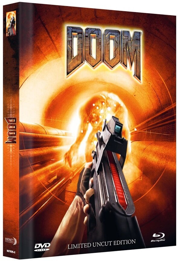 Doom (2005) Cover C, Édition Collector Limitée, Mediabook, Uncut, Blu-ray + DVD
