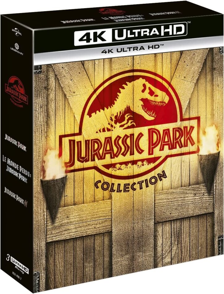 Jurassic Park Collection - Jurassic Park / Le monde perdu: Jurassic Park / Jurassic Park 3 3 4K Ultra HDs