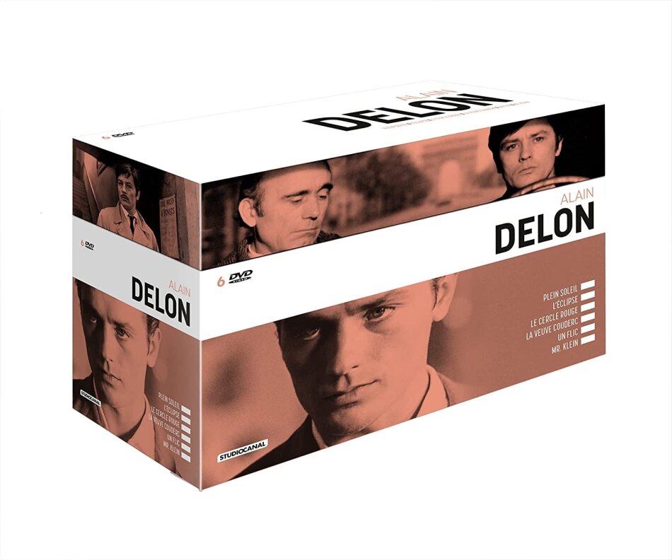 Alain Delon - Plein soleil / L'éclipse / Le cercle rouge / La veuve Couderc / Un flic / Mr. Klein 6 DVD