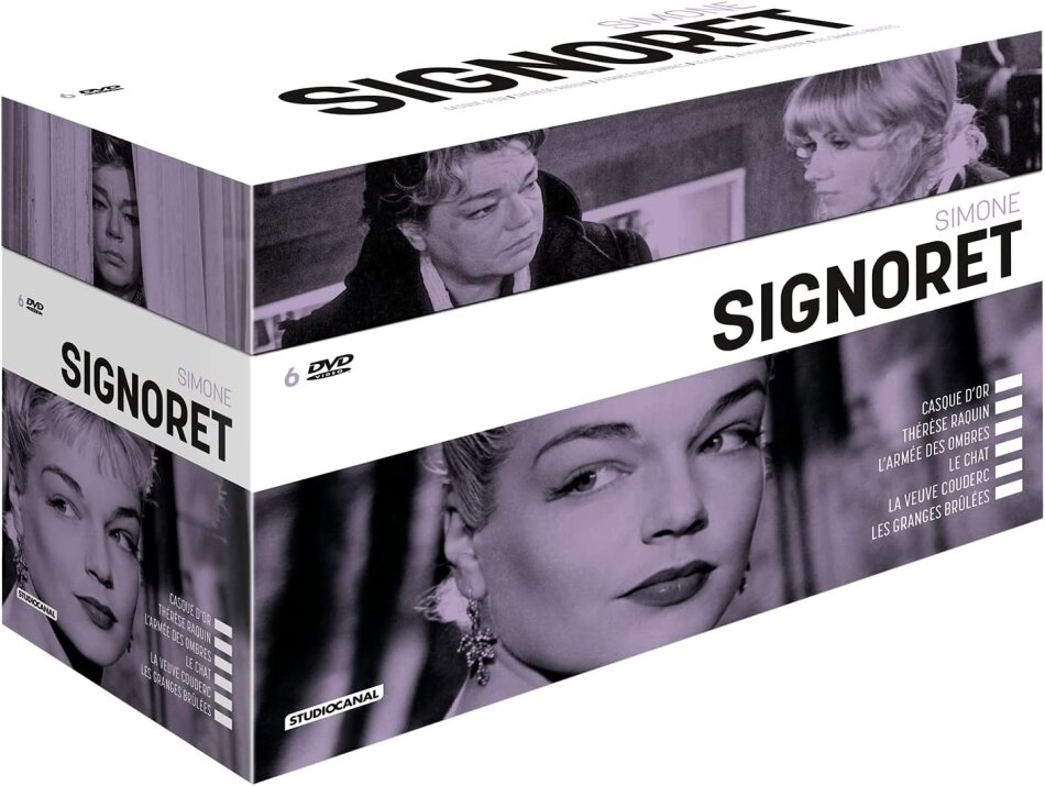 Simone Signoret - Le casque d'or / Thérèse Raquin / L'armée des ombres / Le chat / La veuve Couderc / Les granges brûlées 6 DVDs
