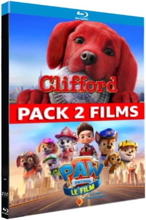 Clifford (2021) / PAW Patrol - Le Film (2021) - Pack 2 Films 2 Blu-ray