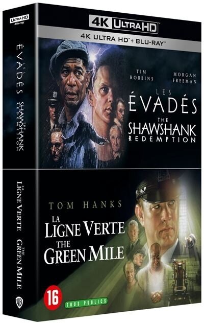 Les Évadés / La ligne verte 2 4K Ultra HDs + 2 Blu-ray