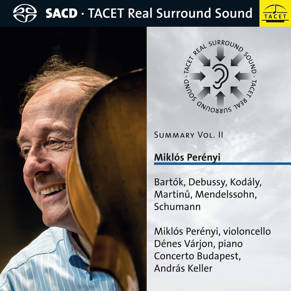 Felix Mendelssohn-Bartholdy (1809-1847), Claude Debussy (1862-1918), Robert Schumann (1810-1856), Bohuslav Martinu (1890-1959), Zoltán Kodály (1882-1967), … - Summary Vol. II. - Miklos Perenyi Hybrid SACD