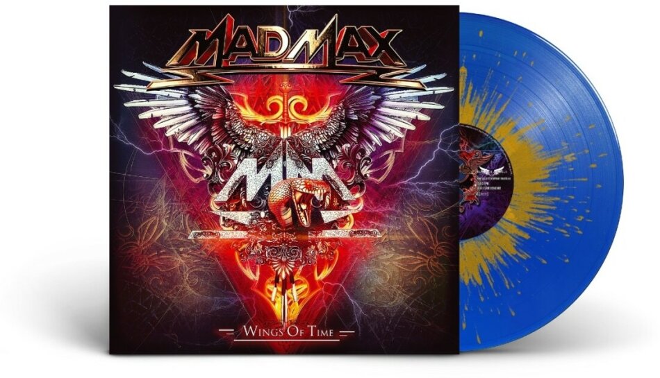 Mad Max - Wings Of Time Limited Edition, Blue/Gold Vinyl, LP