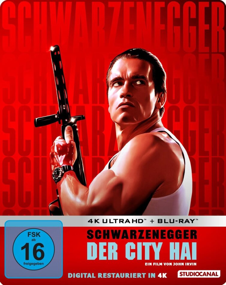 Der City Hai (1986) Édition Limitée, Version Restaurée, Steelbook, 4K Ultra HD + Blu-ray