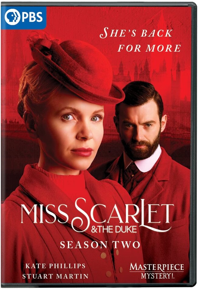 Miss Scarlet & the Duke - Season 2 Masterpiece Mystery!, 2 DVDs