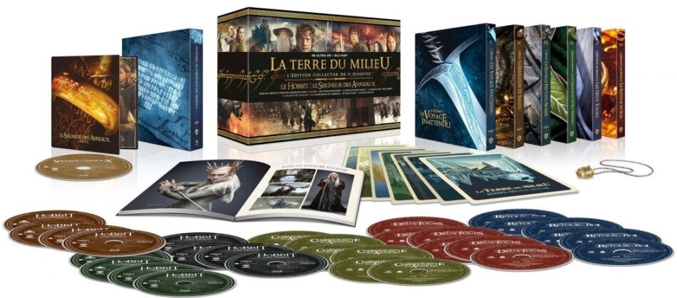 Le Hobbit et Le Seigneur des Anneaux - Les Trilogies 4K Ultra HD + Blu-ray