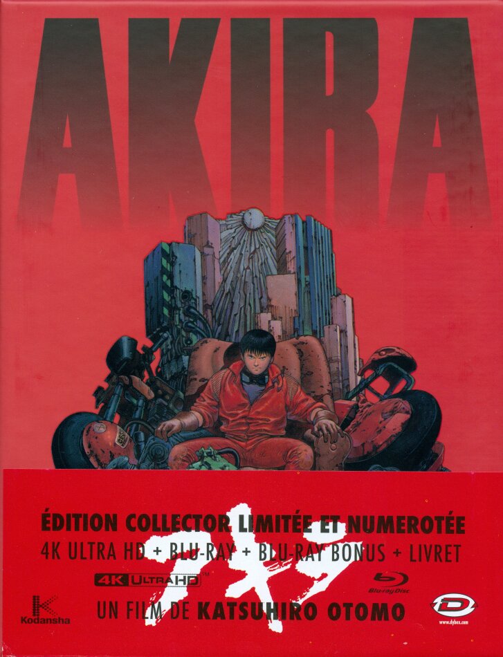 Akira (1988) Édition Collector Limitée, 4K Ultra HD + 2 Blu-ray