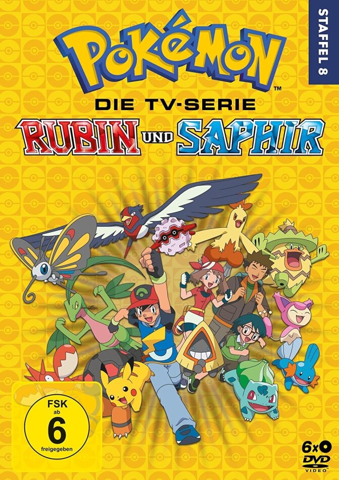 Pokémon - Die TV-Serie - Staffel 8: Rubin und Saphir 6 DVDs