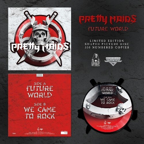 Pretty Maids - Future World 2022 Reissue, Church of Vinyl, Édition Limitée, Shaped Picturedisc, LP
