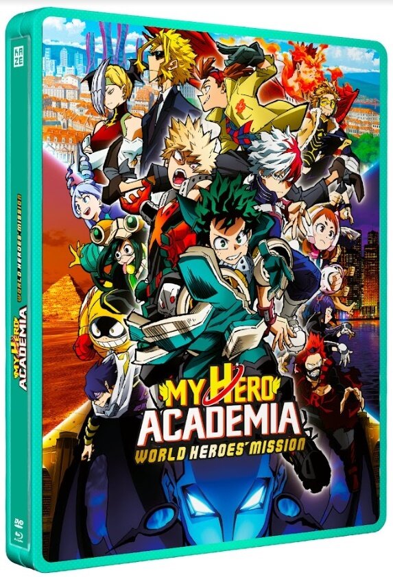My Hero Academia - The Movie: World Heroes' Mission (2021) Édition Limitée, Steelbook, Blu-ray + DVD
