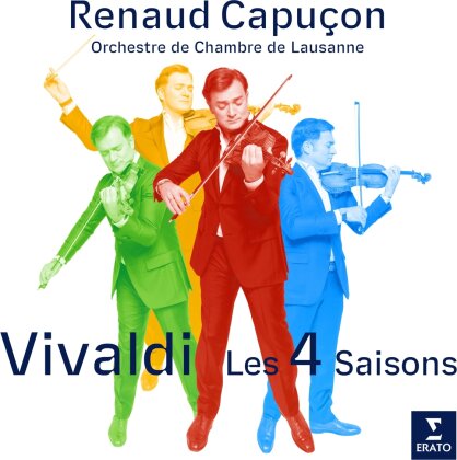 Antonio Vivaldi (1678-1741), Joseph (Chevalier de Saint-Georges) Boulogne, Renaud Capu&ccedil;on & Orchestre de Chambre de Lausanne - Die vier Jahreszeiten, Violinkonzerte op. 5 & op. (LP)