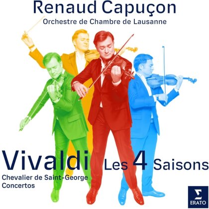 Antonio Vivaldi (1678-1741), Joseph (Chevalier de Saint-Georges) Boulogne, Renaud Capu&ccedil;on & Orchestre de Chambre de Lausanne - Die vier Jahreszeiten, Violinkonzerte op. 5 & op.