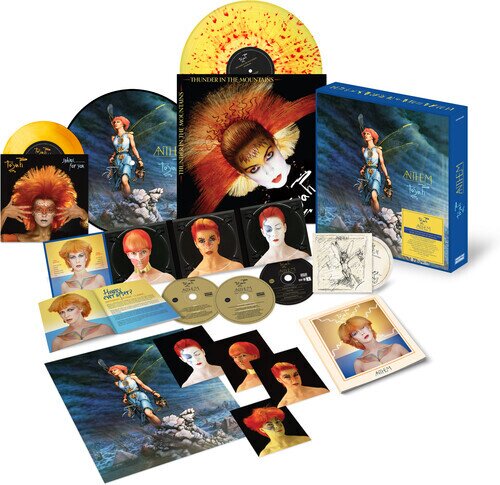 Toyah - Anthem 2022 Reissue, Oversize Item Split, Cherry Red, Colored, 2 LP + 3 CD + 7" Single + DVD