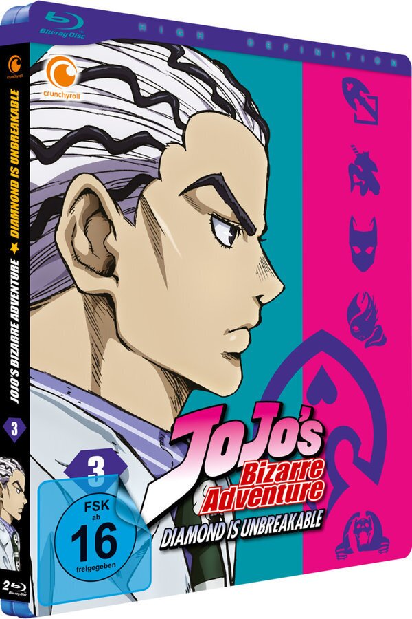 JoJo's Bizarre Adventure - Staffel 3 - Vol. 3: Diamond Is Unbreakable 2 Blu-rays