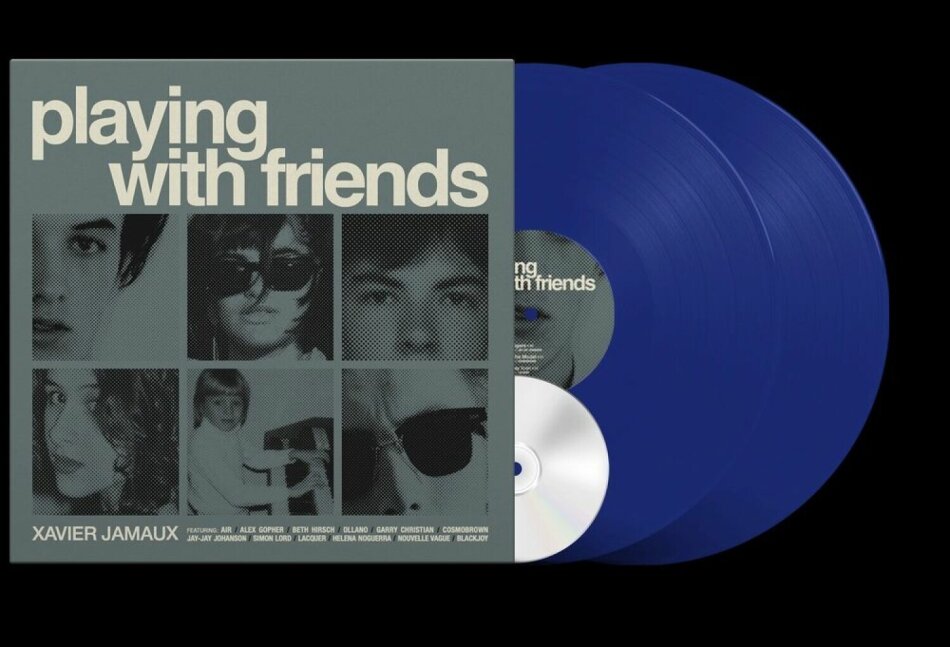 Xavier Jamaux - Playing With Friends Blue Vinyl, LP + CD