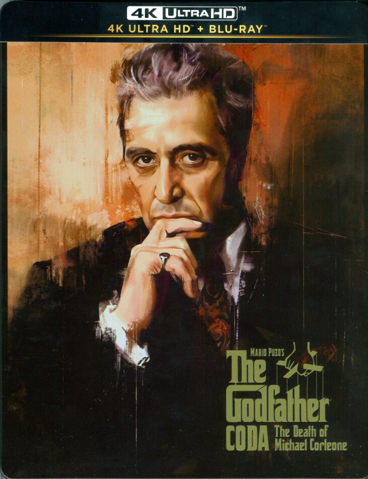 The Godfather Coda - The Death of Michael Corleone - The Godfather 3 (1990) Limited Edition, Restored, Steelbook, 4K Ultra HD + Blu-ray