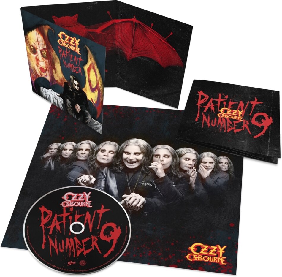 Ozzy Osbourne - Patient Number 9 6 Panel Oversize Softpack, + Poster