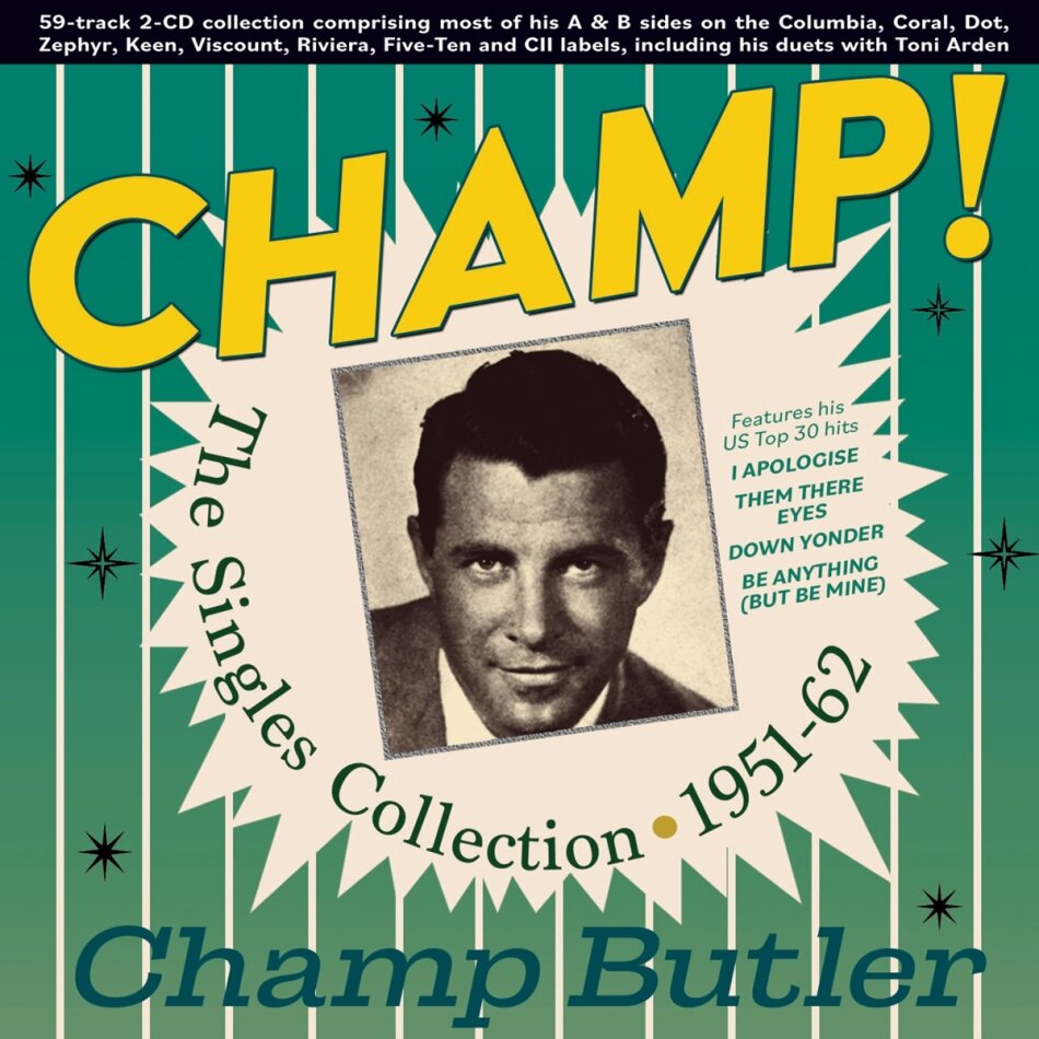 Champ Butler - Champ The Singles Collection 1951-62 2 CDs