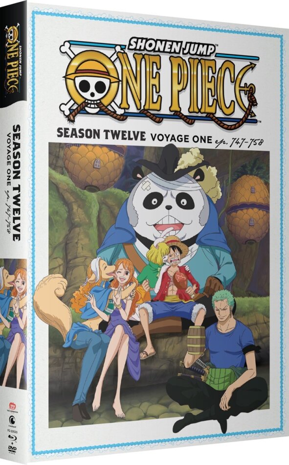 One Piece - Season 12: Voyage 1 - Episodes 747-758 Uncut, 2 Blu-ray + 2 DVD