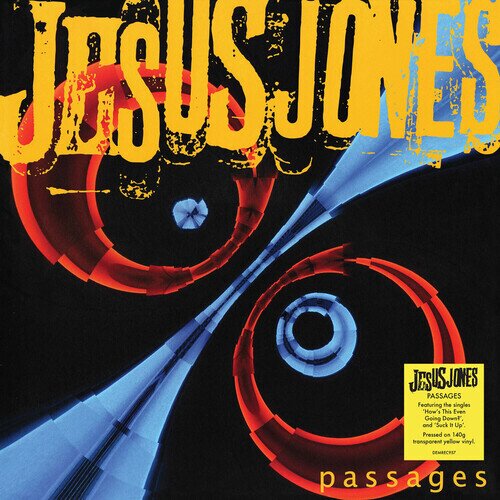 Jesus Jones - Passages 140 Gramm, 2022 Reissue, Demon/Edsel, Yellow Vinyl, LP