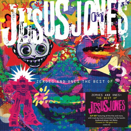 Jesus Jones - Zeroes & Ones: The Best Of 140 Gramm, Demon/Edsel, Gold Colored Vinyl, 2 LPs