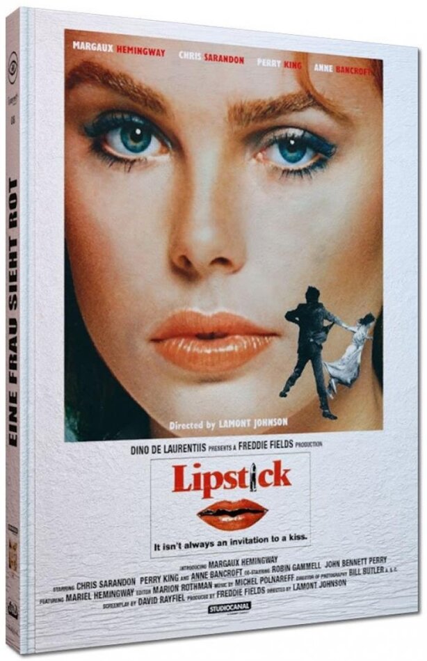 Lipstick (1976) Cover B, Édition Limitée, Mediabook, Blu-ray + DVD