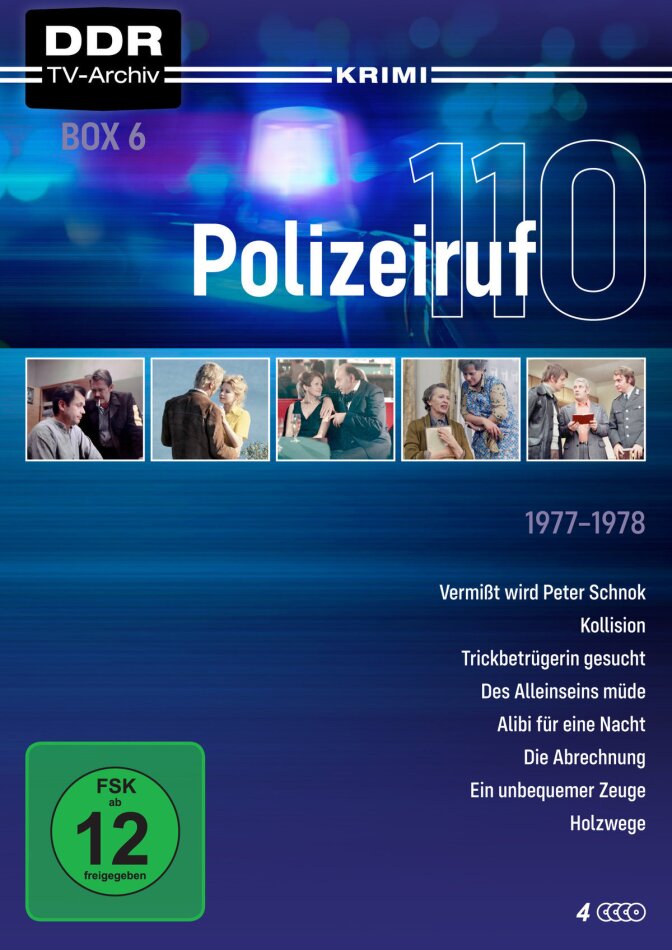 Polizeiruf 110 - Box 6: 1977-1978 DDR TV-Archiv, 4 DVD