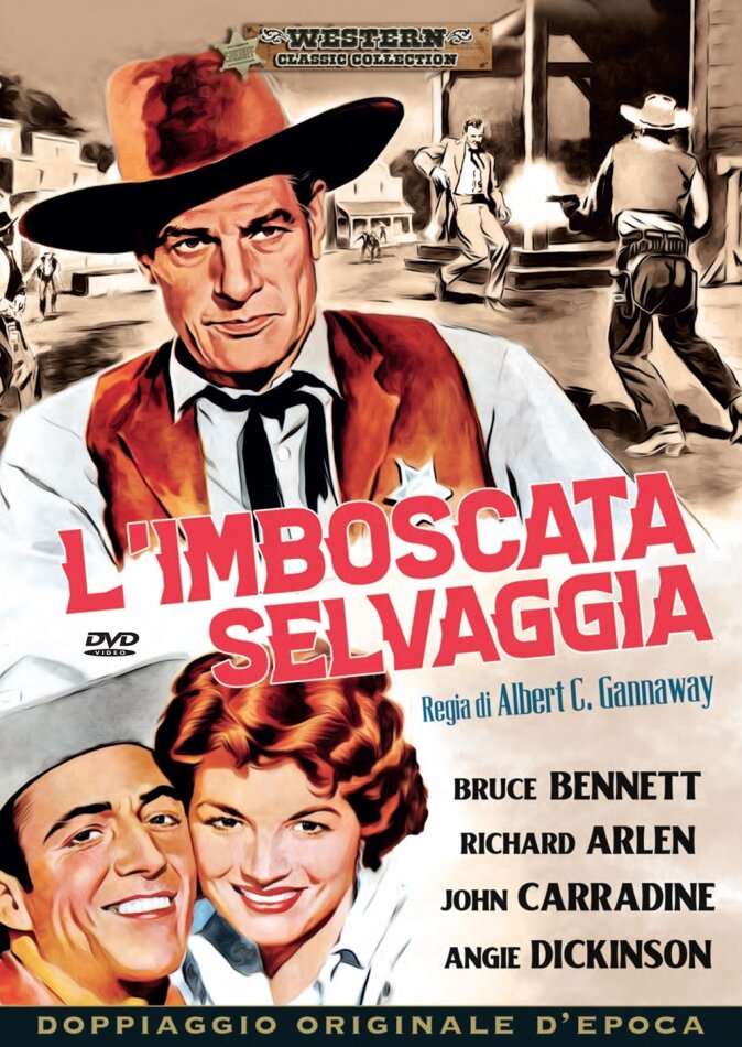 L'imboscata selvaggia (1956) Western Classic Collection, Doppiaggio Orinigale d'Epoca, n/b
