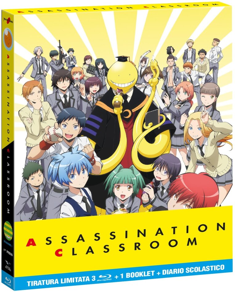 Assassination Classroom - Stagione 1 First Press Limited Edition, 3 Blu-ray