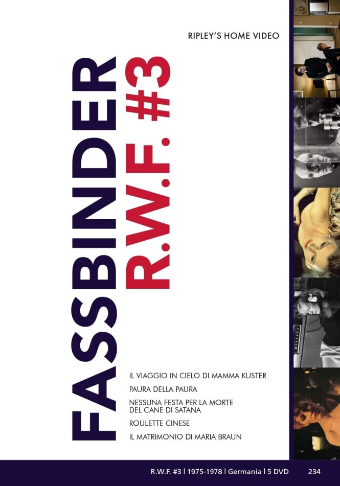 Fassbinder R.W.F. #3 - 1975-1978 Cofanetto, 5 DVD