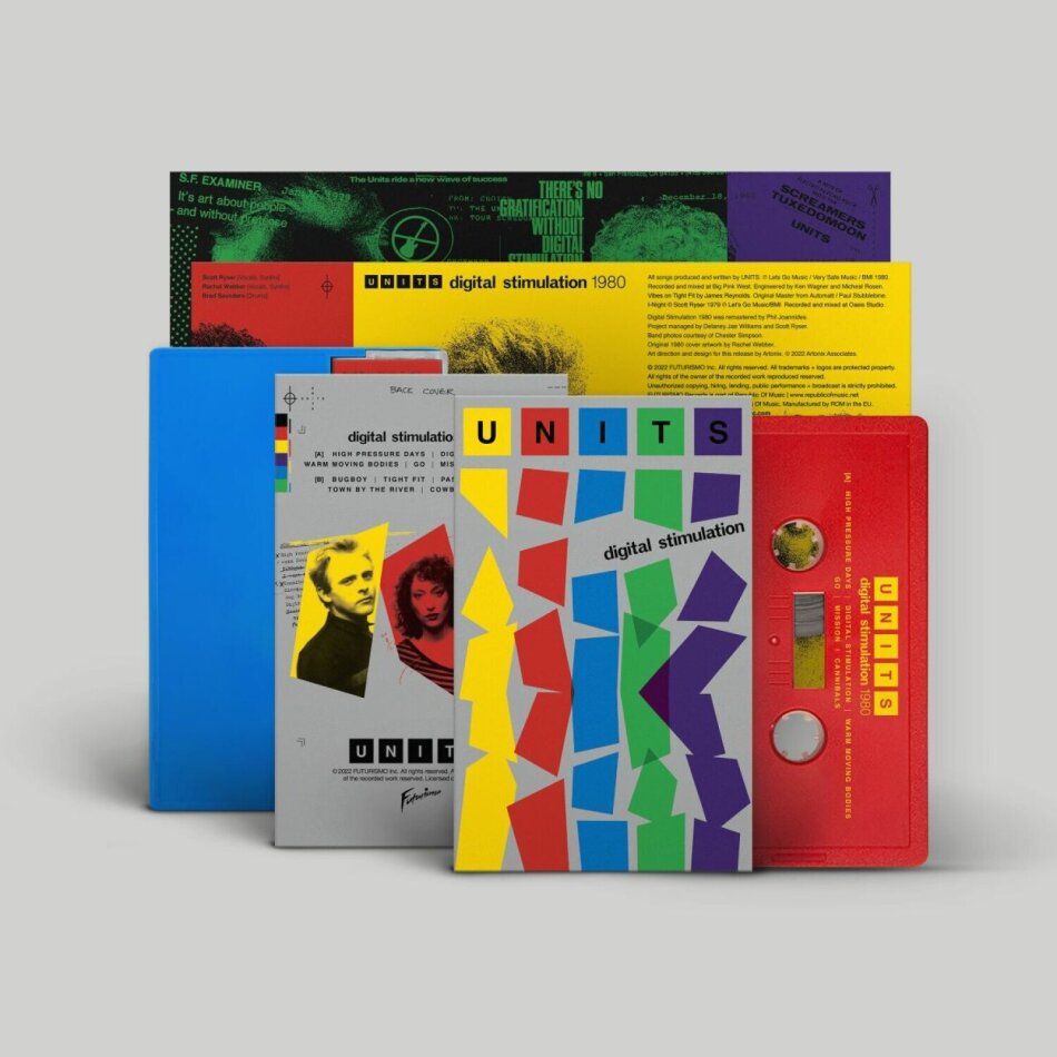Units - Digital Stimulation 2022 Reissue, Remastered, Red MC