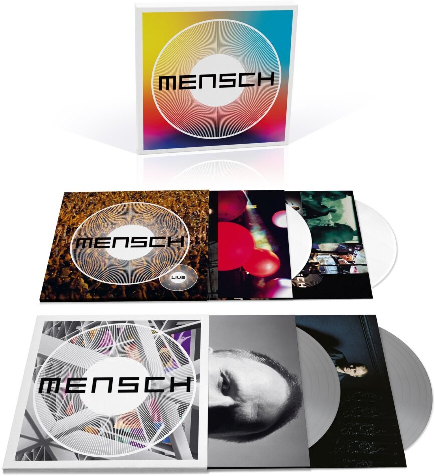 Herbert Grönemeyer - 20 Jahre Mensch Limited Edition, Special Edition, Silver/White Vinyl, 4 LPs
