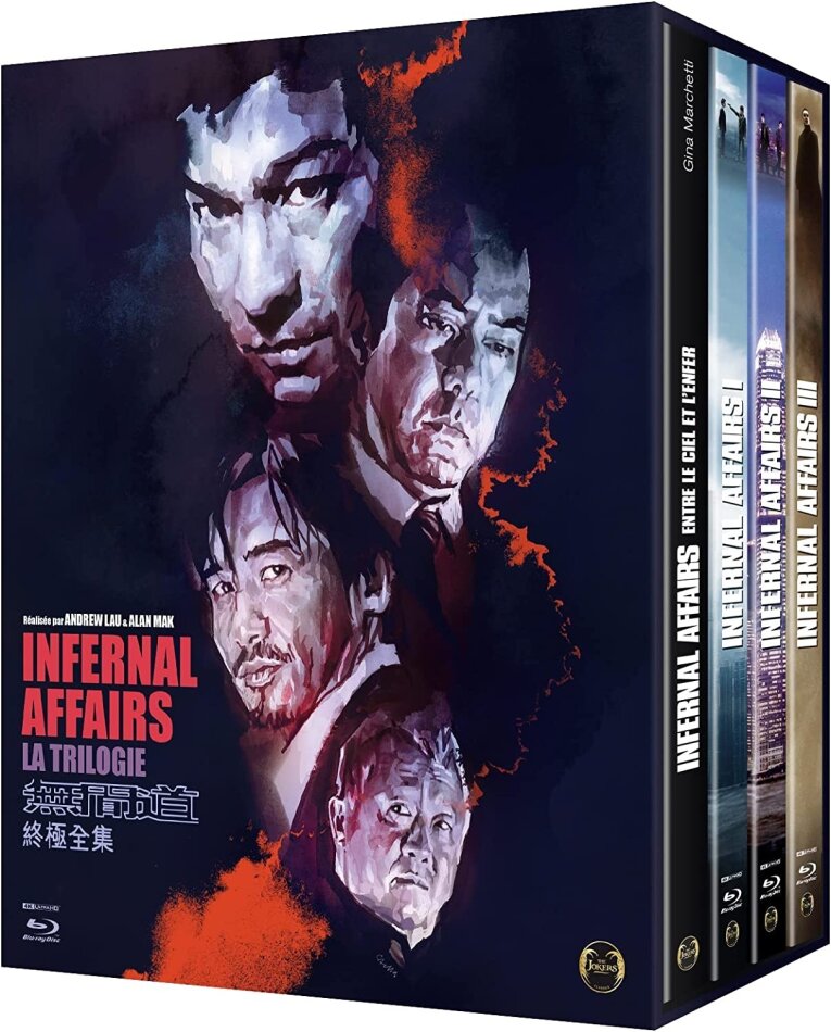 Infernal Affairs - La Trilogie 3 4K Ultra HDs + 3 Blu-ray