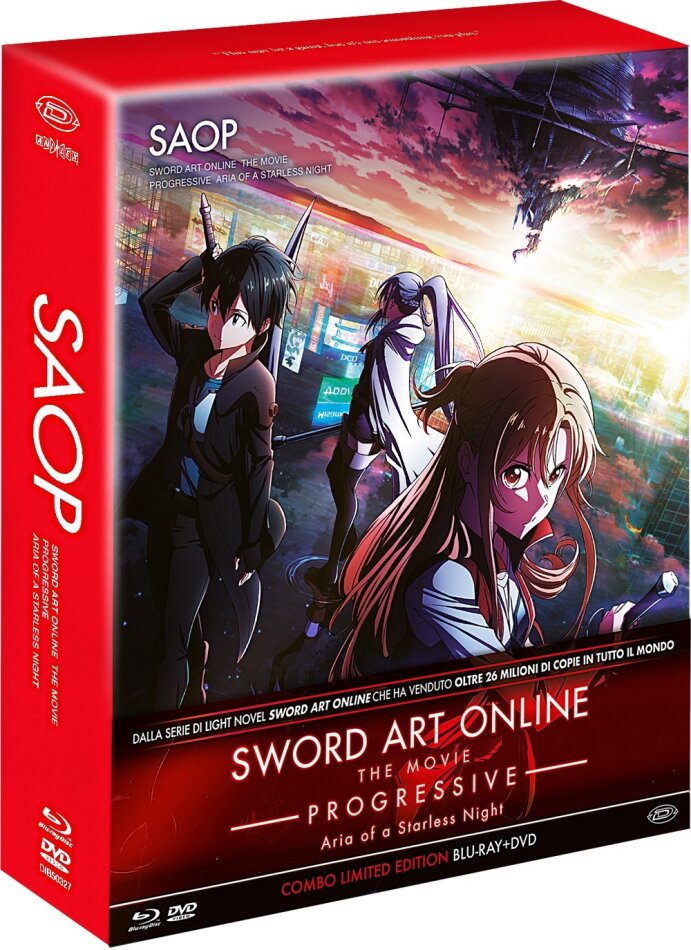 Sword Art Online - The Movie: Progressive - Aria of a Starless Night (2021) Limited Edition, Blu-ray + DVD