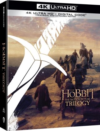 The Hobbit 1-3 - The Motion Picture Trilogy (Extended Edition, Kinoversion, 6 4K Ultra HDs)