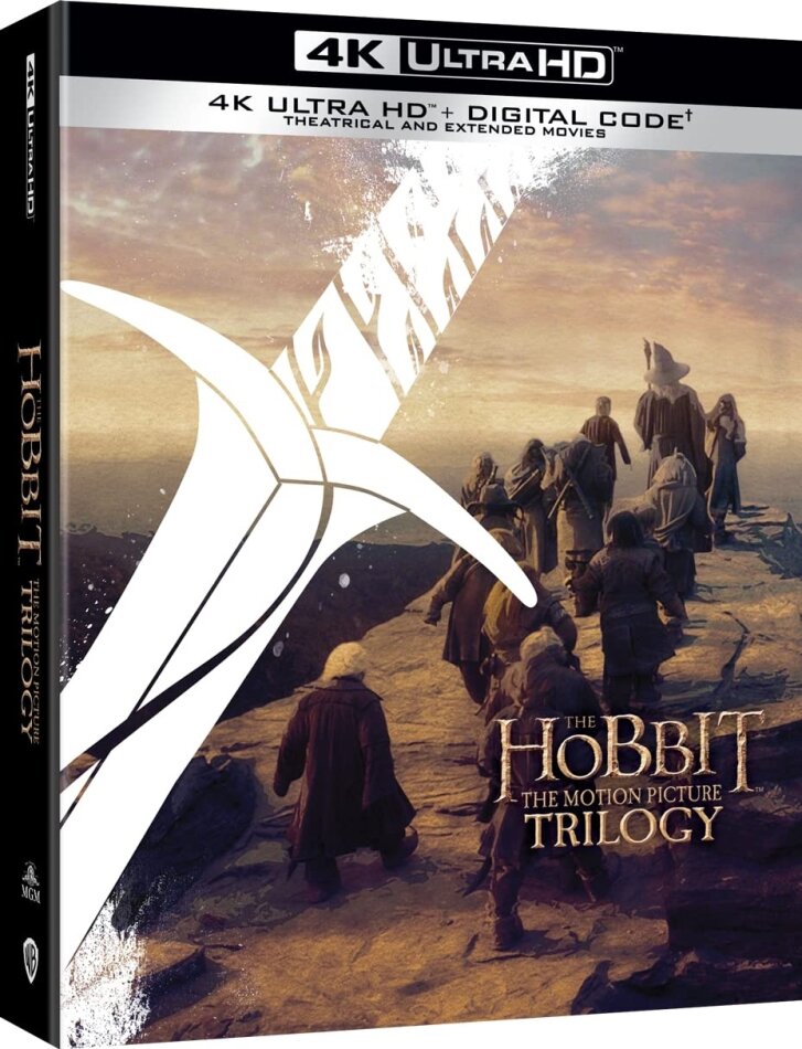 The Hobbit 1-3 - The Motion Picture Trilogy Extended Edition, Cinema Version, 6 4K Ultra HDs
