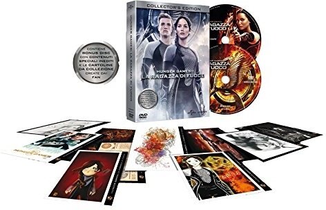 Hunger Games 2 - La ragazza di fuoco (2013) + Cartolina, Collector's Edition Limitata, 2 DVD