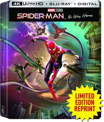 Spider-Man: No Way Home (2021) (Edizione Limitata, Steelbook, 4K Ultra HD + Blu-ray)