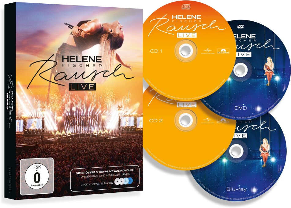 Helene Fischer - Rausch (Live) 2 CDs + DVD + Blu-ray