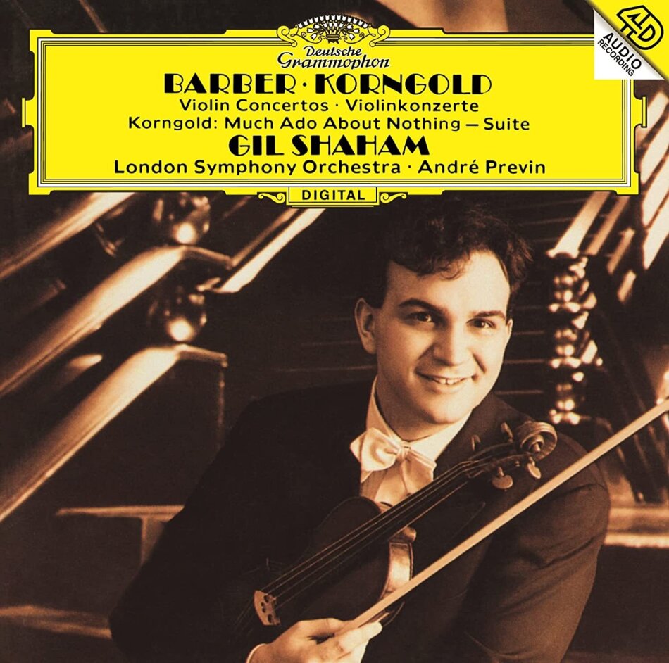 Samuel Barber (1910-1981), Erich Wolfgang Korngold (1897-1957), André Previn (*1929), Gil Shaham & London Symphony Orchestra - Barber & Korngold: Violin Concertos Etc 2022 Reissue, Japan Edition