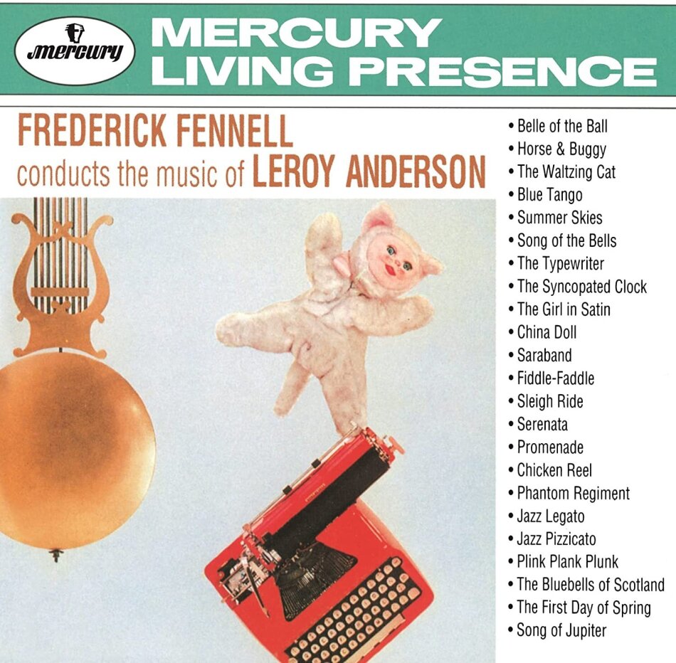 Frederick Fennell & Leroy Anderson - Frederick Fennell Conducts Music Of Leroy Anderson Japan Edition, 2022 Reissue